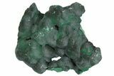 Silky Fibrous Malachite Cluster - Congo #138544-1